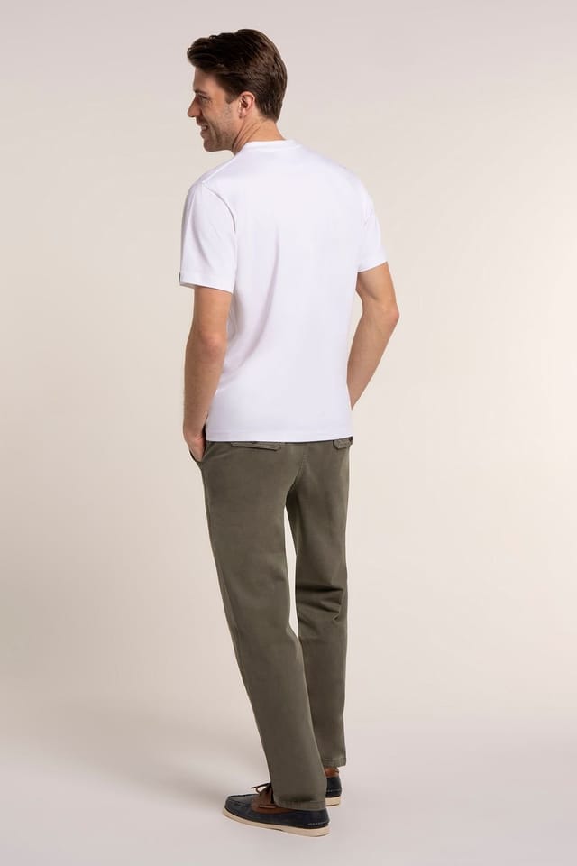Brakeburn Brakeburn Men's PECKLETON T-SHIRT in White - 2