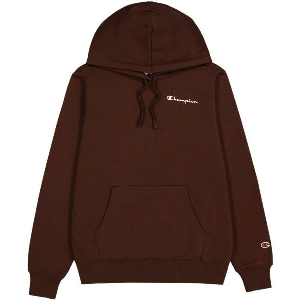 Champion Champion Women's Chest Logo Hoodie in Brown