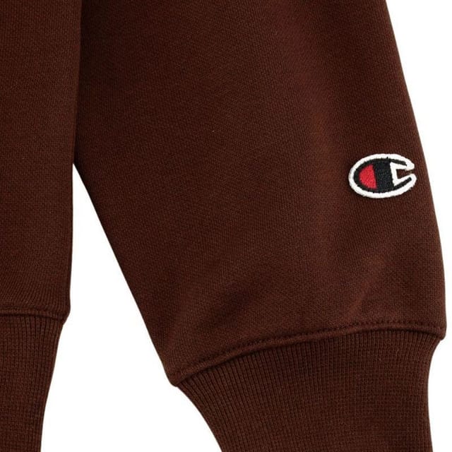 Champion Champion Women's Chest Logo Hoodie in Brown - 3