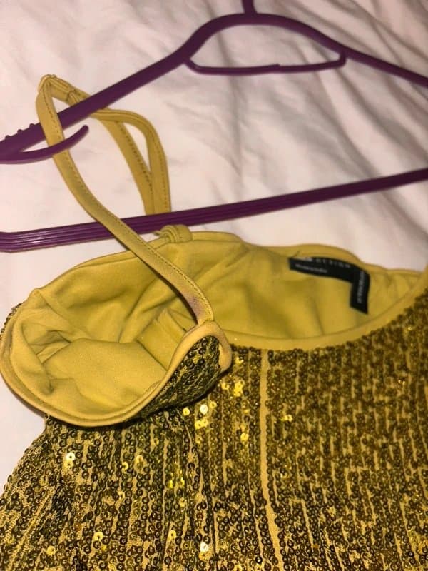 ASOS Design Green Sequin Top!