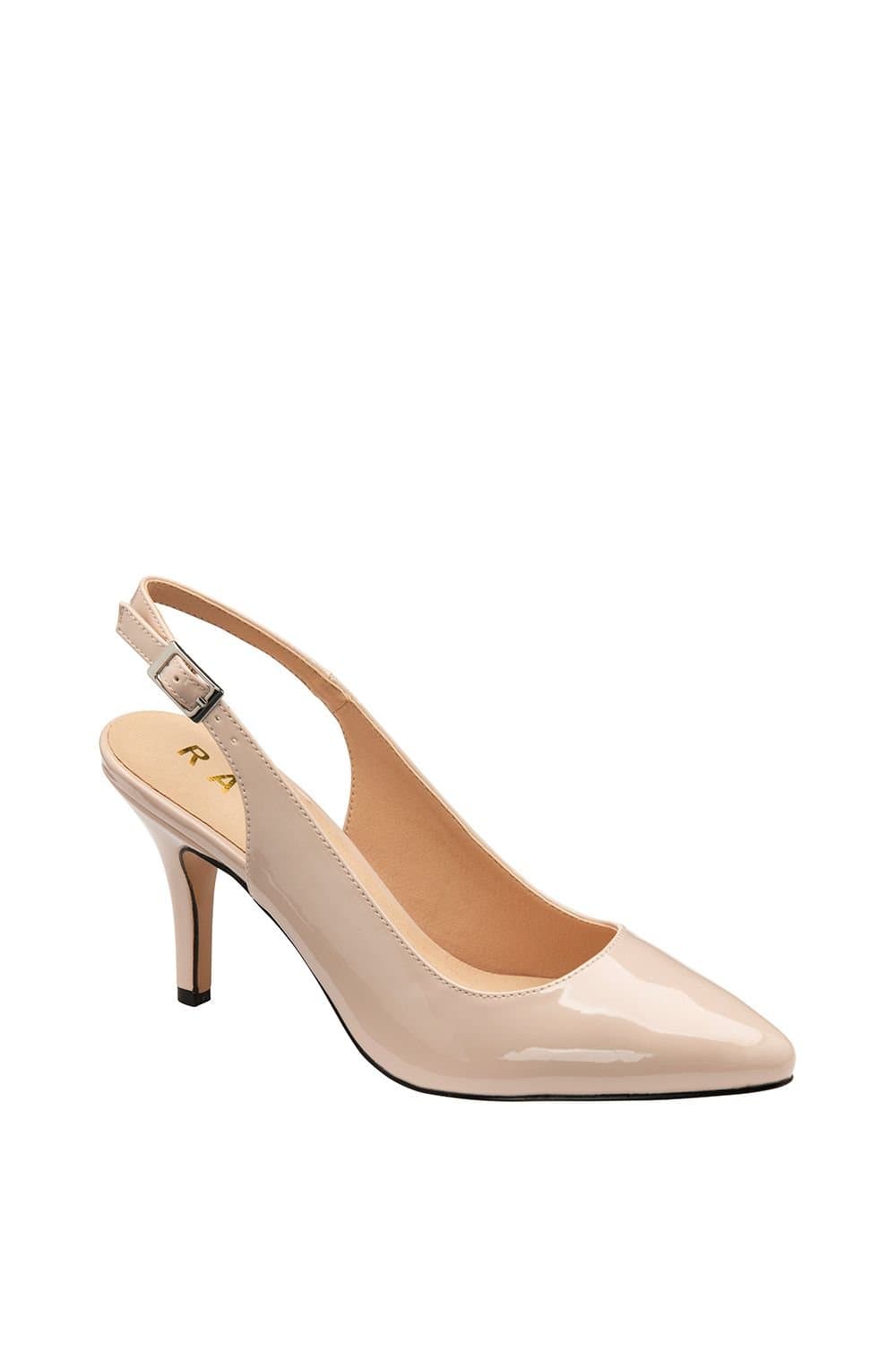 Ravel Ravel Women's 'Kavan' Patent Slingback Court Shoes in Nude