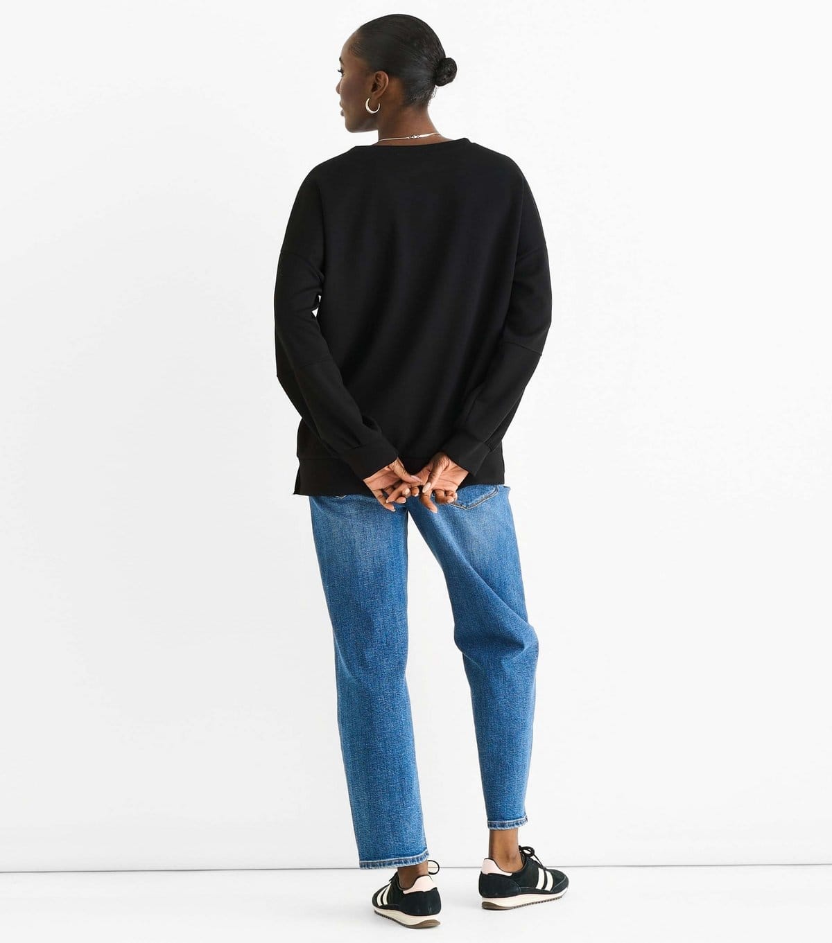 Gini London Women's Black Lightweight Jumper Gini London New Look - 4