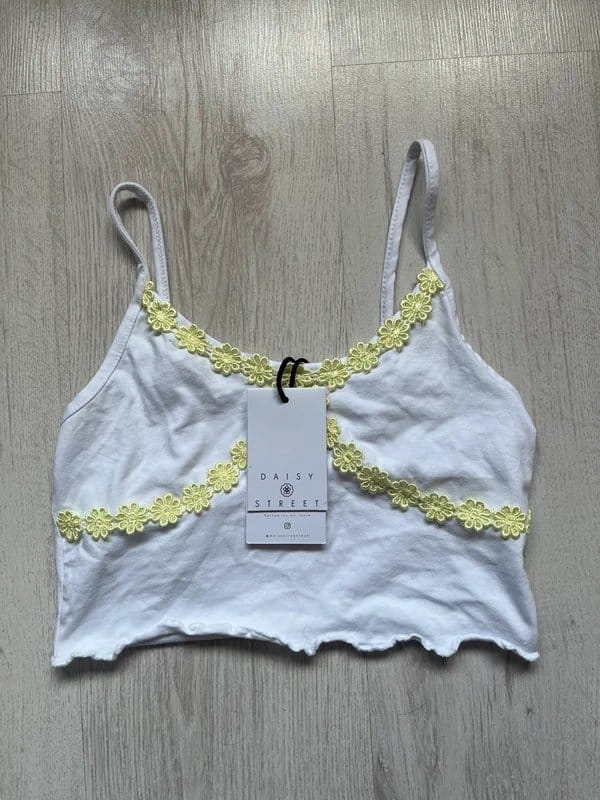 ASOS Daisy Street White Floral Cami Top