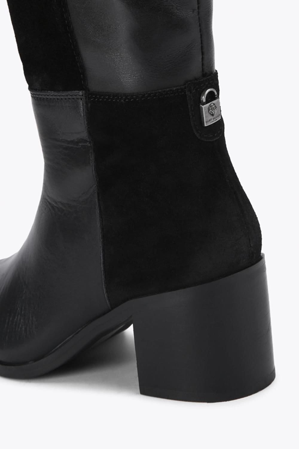 Kurt Geiger London Kurt Geiger London Women's 'Kgl Block Heel Knee Boot' Suede Boots in Black - 4
