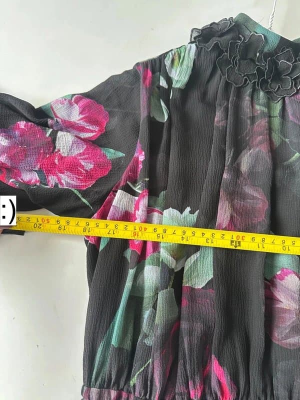 Ted Baker Ted baker playsuit new 10 chiffon floral long sleeve  party high neck