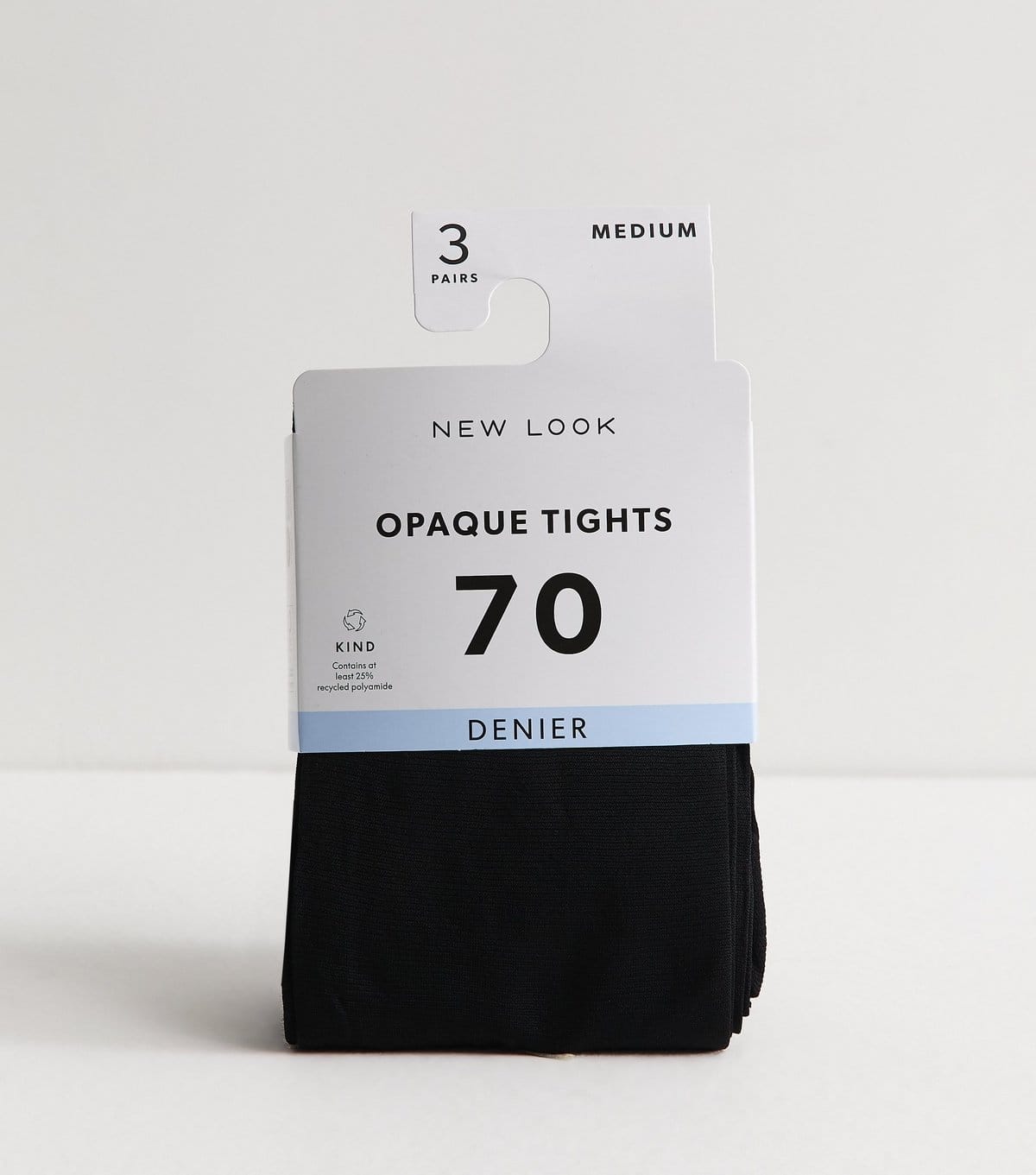 New Look 3 Pack of Black 70 Denier Tights New Look - 4