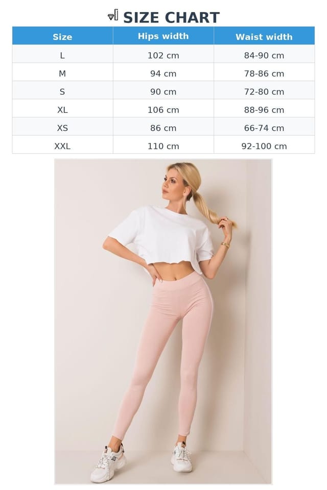 Love Lace Love Lace Women's Breathable Long Fitted Leggings for Everyday in Pink - 3