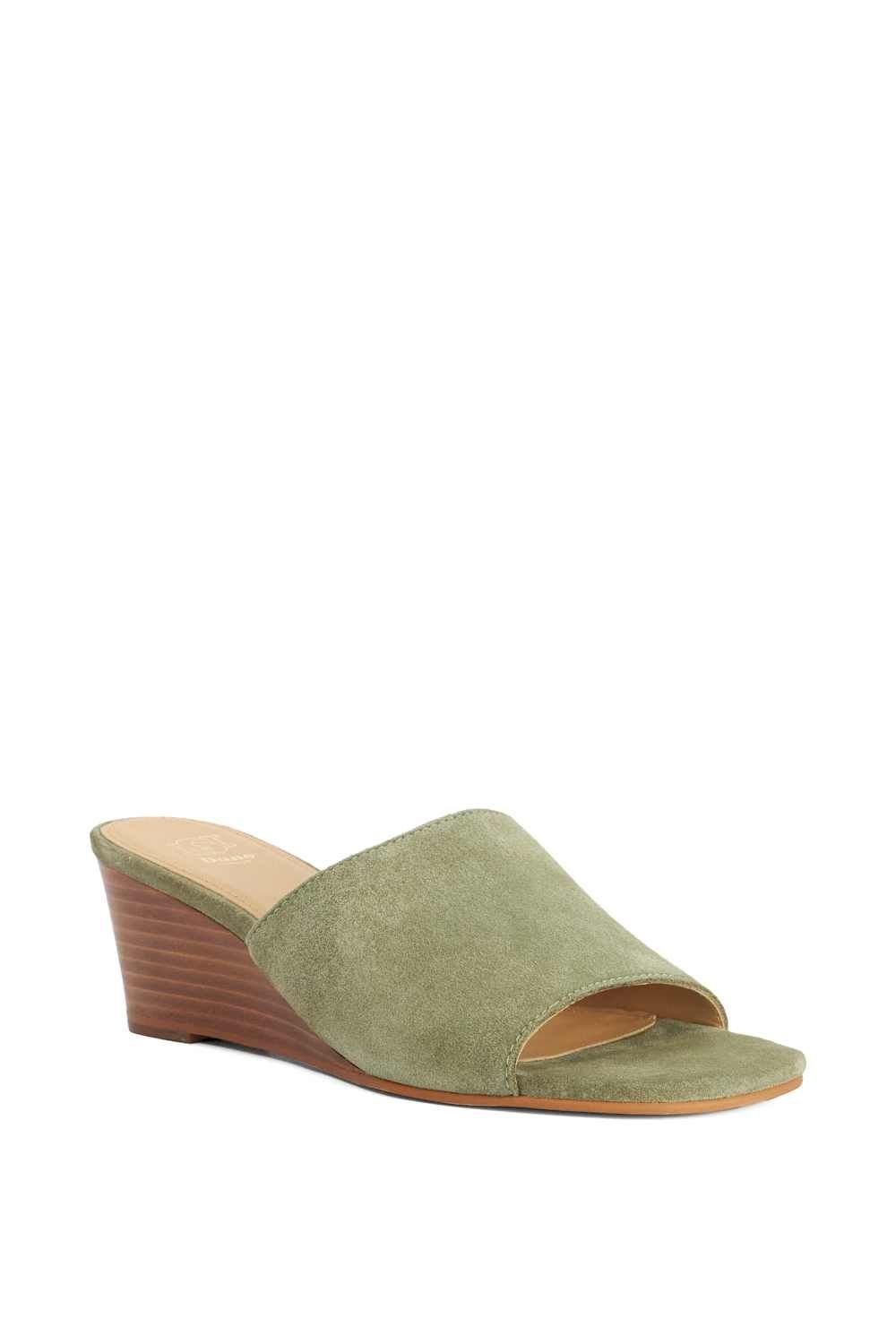 Dune London Dune London Women's 'Kaydee' Suede Wedges in Green - 2