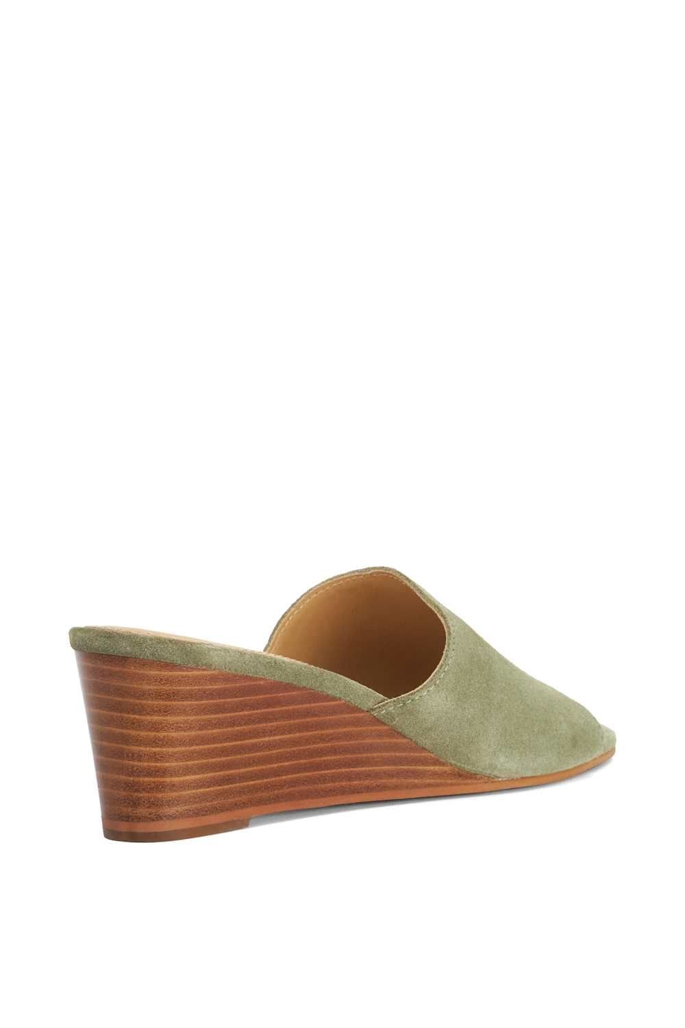 Dune London Dune London Women's 'Kaydee' Suede Wedges in Green - 3