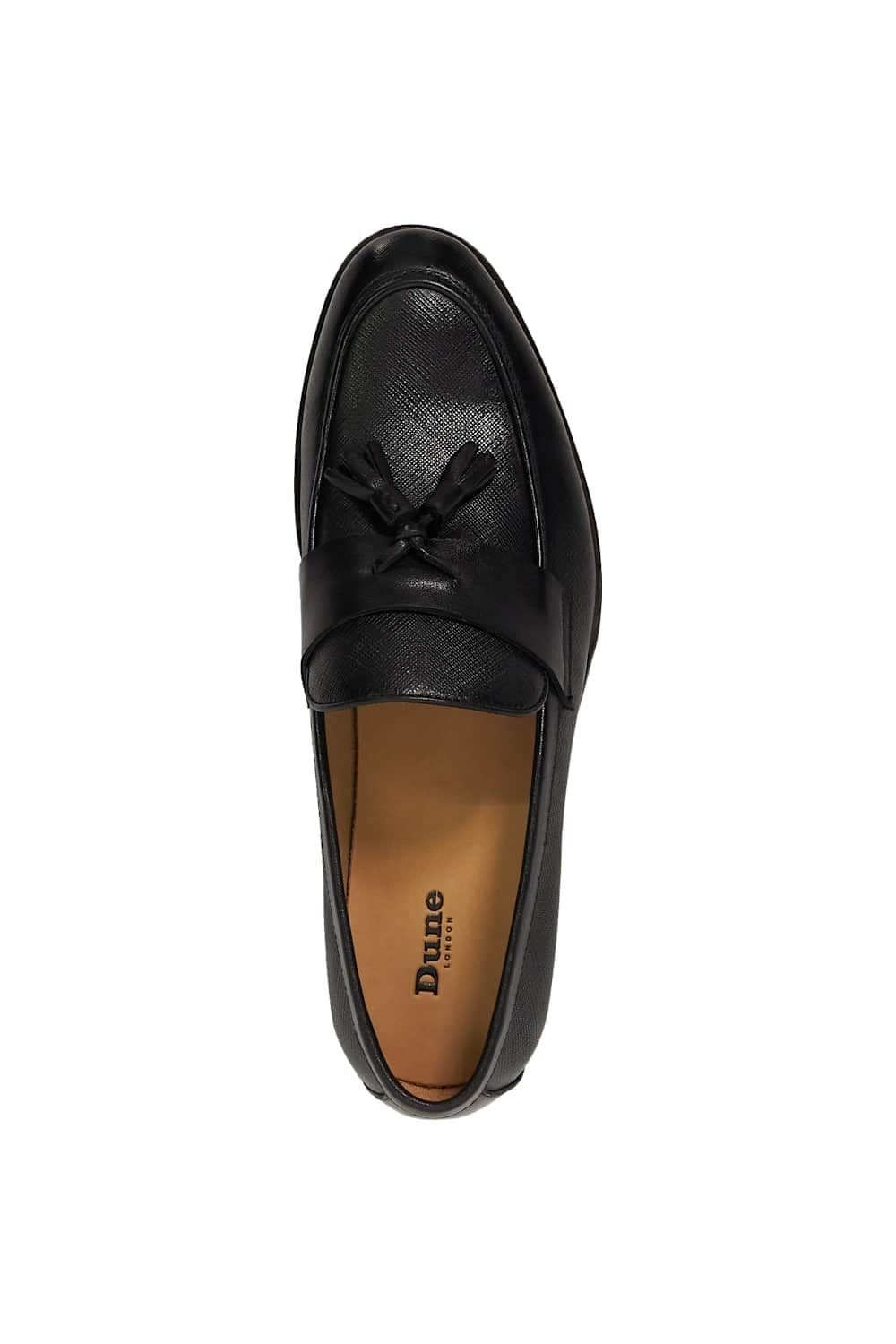 Dune London Dune London Men's 'Showman' Leather Loafers in Black - 4