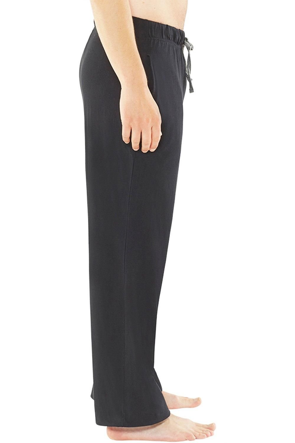 Just Essentials Just Essentials Men's Mens 2 Pack Jersey Pyjama Trousers in Black - 3