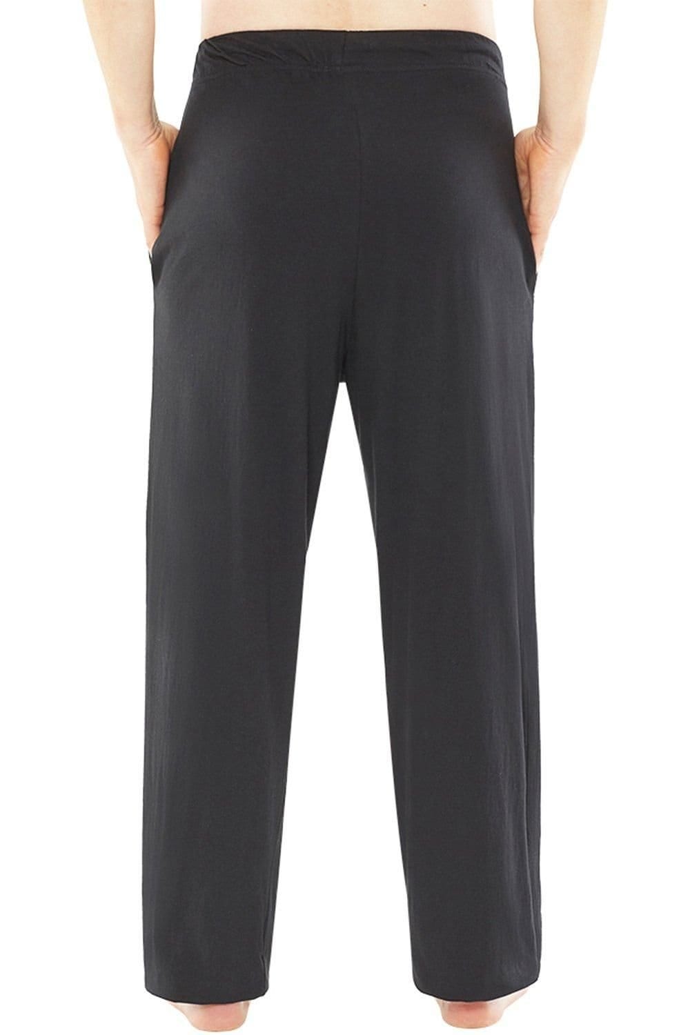 Just Essentials Just Essentials Men's Mens 2 Pack Jersey Pyjama Trousers in Black - 4