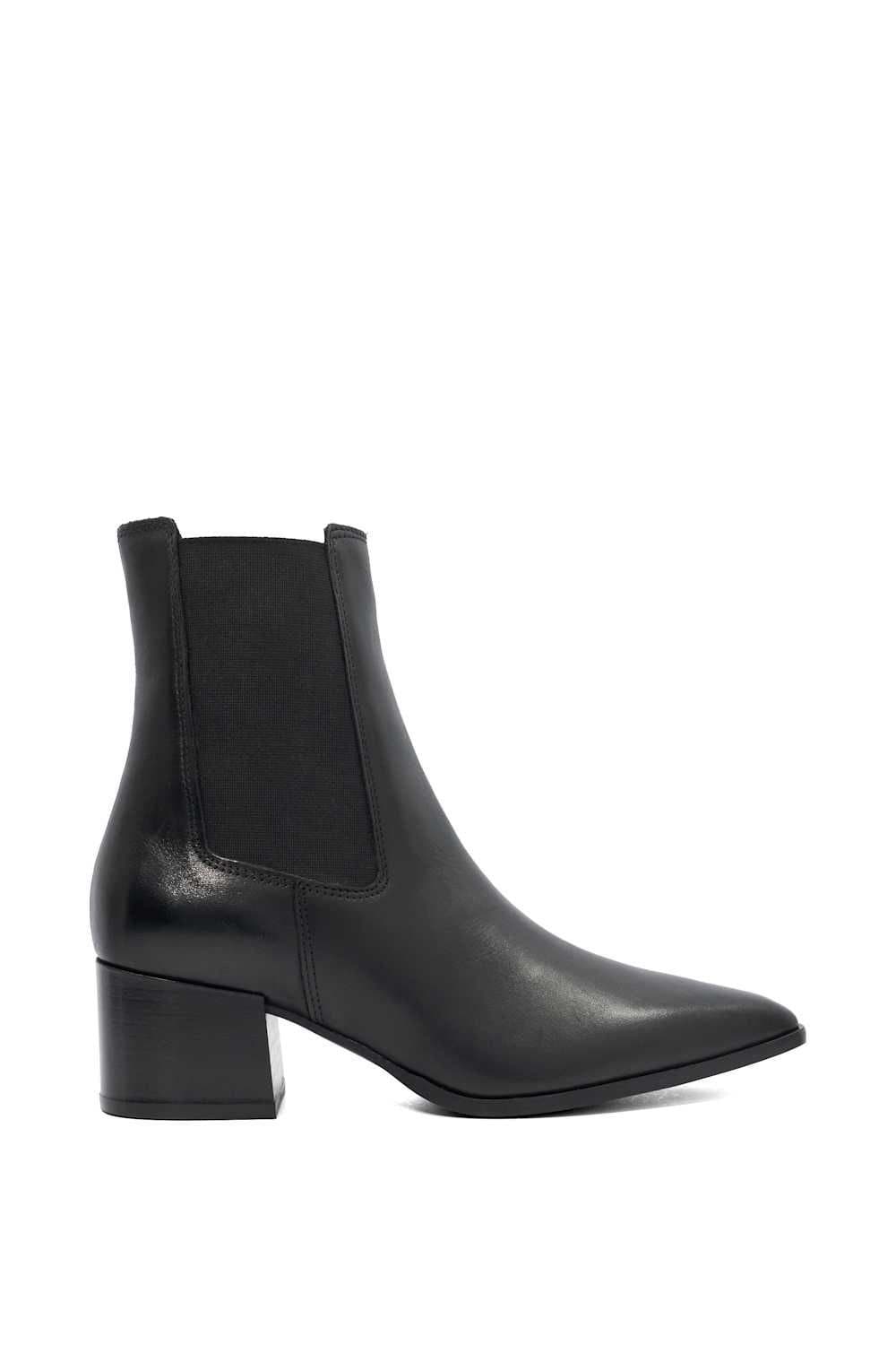 Dune London Dune London Black Leather Ankle Boots