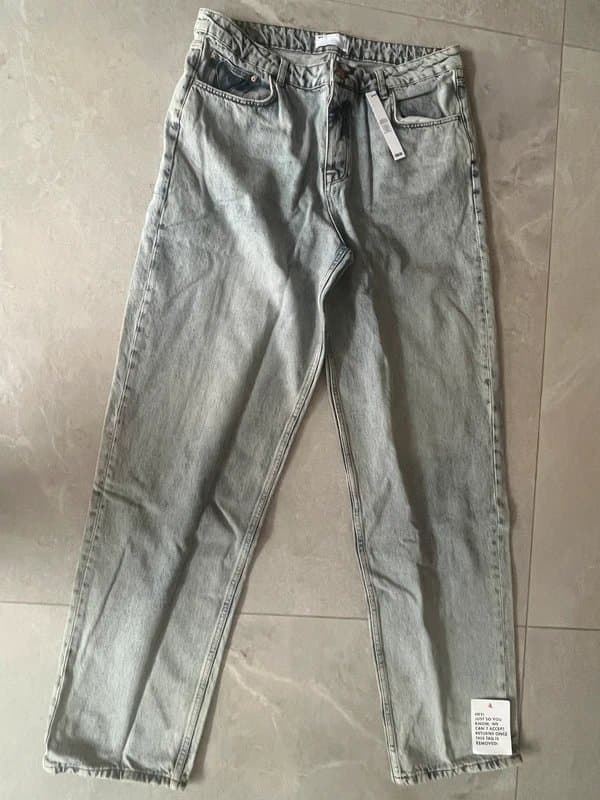 ASOS Design ASOS design light wash baggy jeans