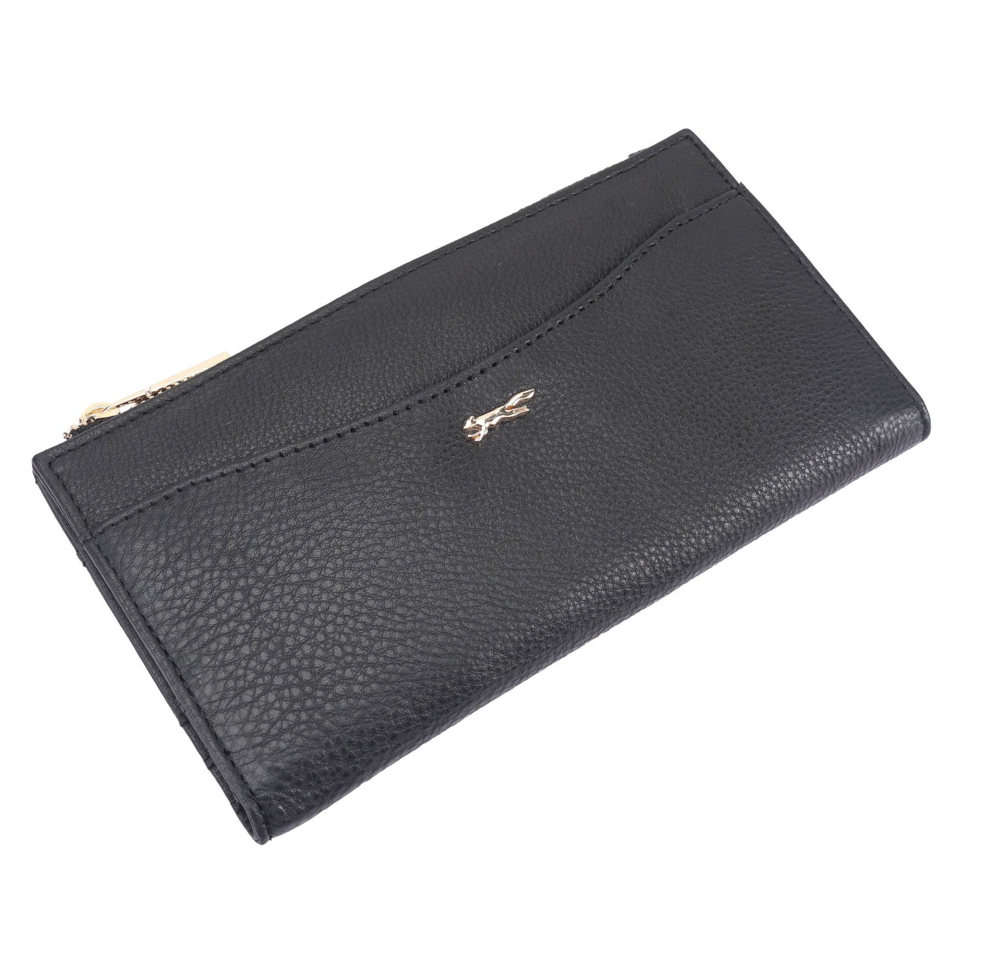 Paul Costelloe Paul Costelloe Women's Nynph Leather Purse in Jet Black - 4