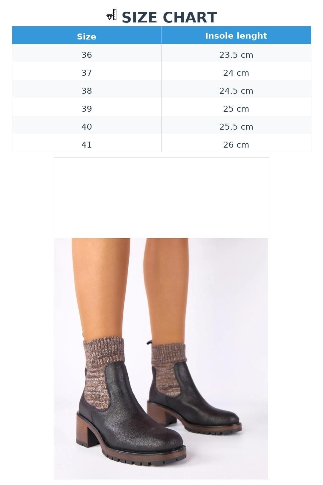 Love Lace Love Lace Women's Sock Like Ankle Boots With Stable Heel For Everyday Wear in Black - 4