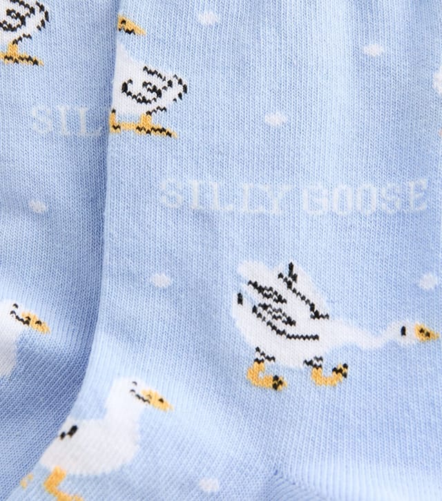 New Look Blue Silly Goose Socks New Look - 2