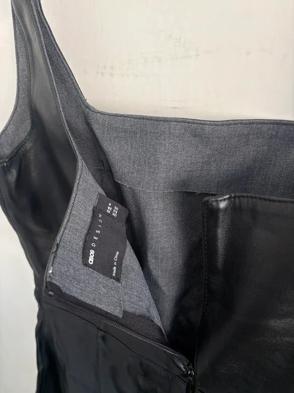 ASOS Leather ASOS Pinafore