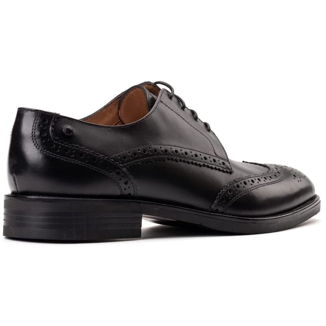 Base London Base London Men's Pocket Brogue Shoe in Black - 3
