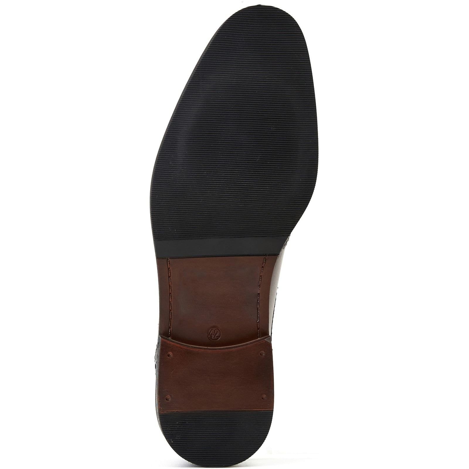 Base London Base London Men's Pocket Brogue Shoe in Black - 4