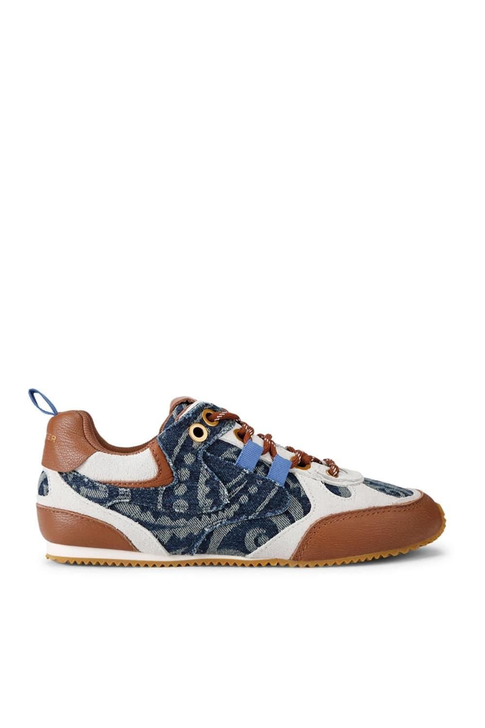 Kurt Geiger London Kurt Geiger London Women's 'K Slim Runner' Denim Trainers in Blue