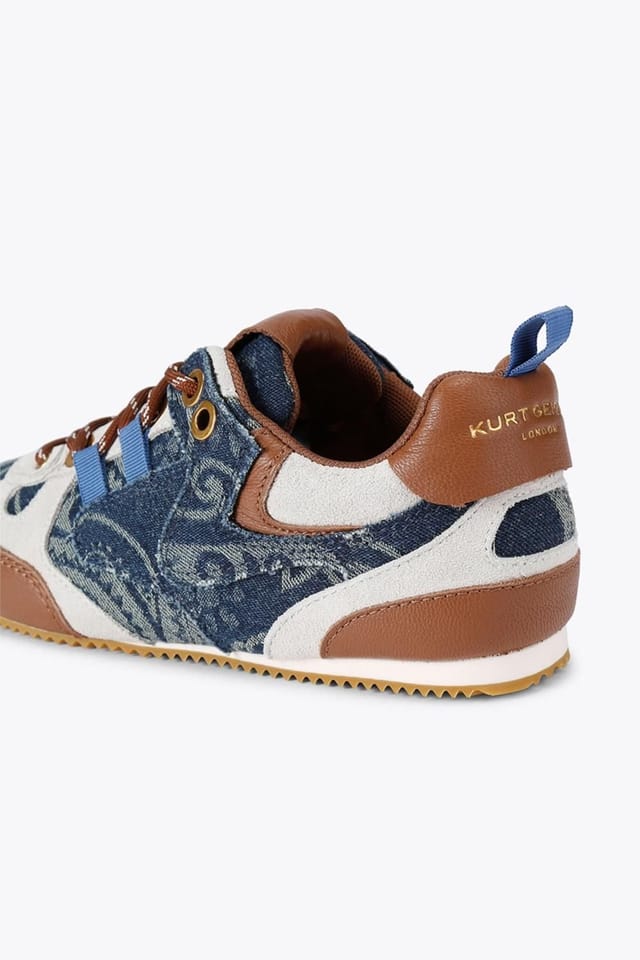 Kurt Geiger London Kurt Geiger London Women's 'K Slim Runner' Denim Trainers in Blue - 3