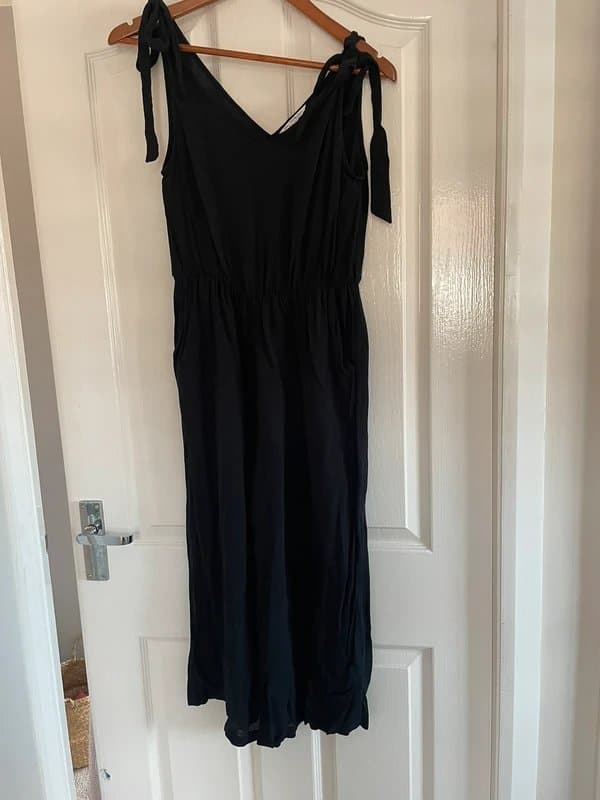 Miss Selfridge Miss Selfridge black jumpsuit, size 12