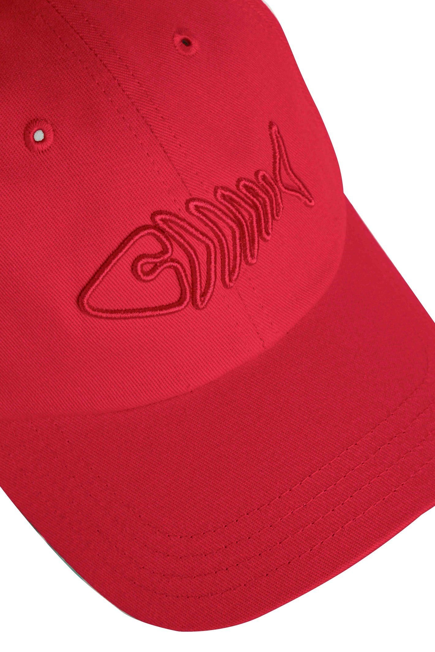 Weird Fish Weird Fish Men's Bude Branded Twill Cap in Red - 4