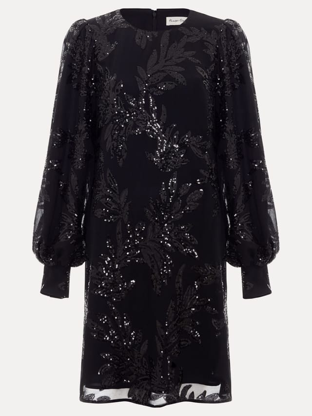 Phase Eight Phase Eight Women's Odette Sequin Dress in Black - 2
