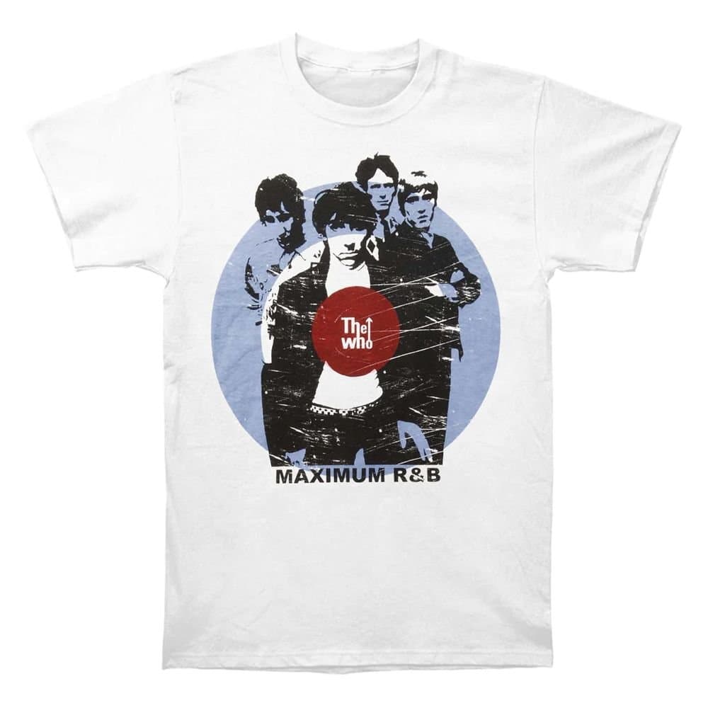 The Who The Who Men's Maximum Rhythm & Blues Cotton T-Shirt in White