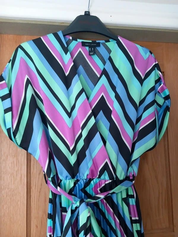New Look New Look Silk Effect Dress Size 10