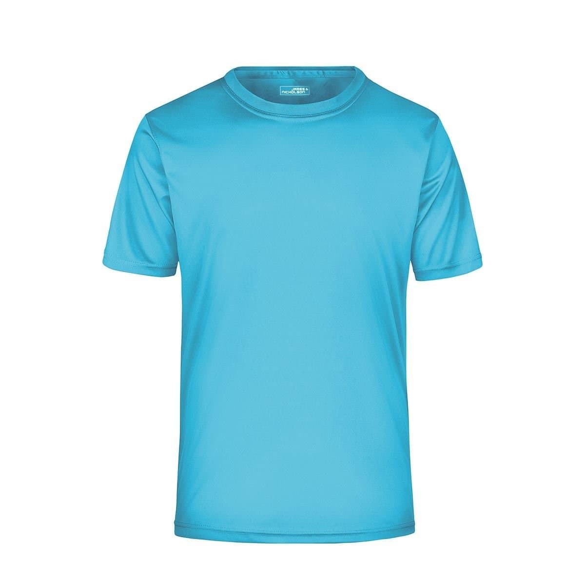 James and Nicholson James and Nicholson Men's Active T-Shirt in Turquoise