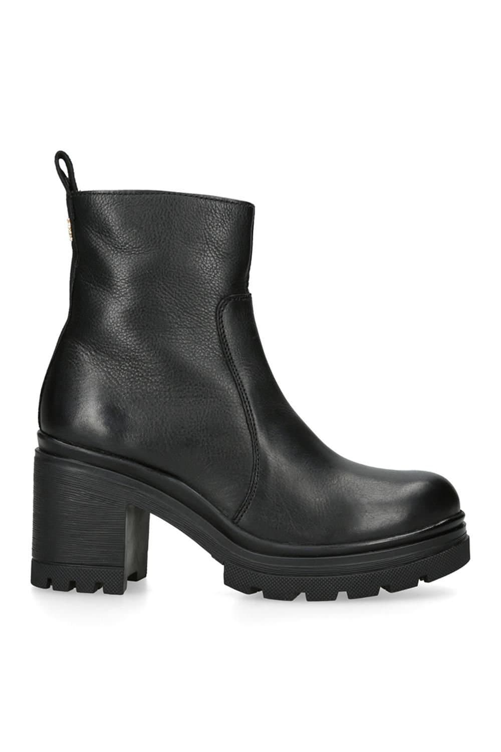 Kurt Geiger London Kurt Geiger London Women's 'Kgl Covent Pull On' Leather Boots in Black