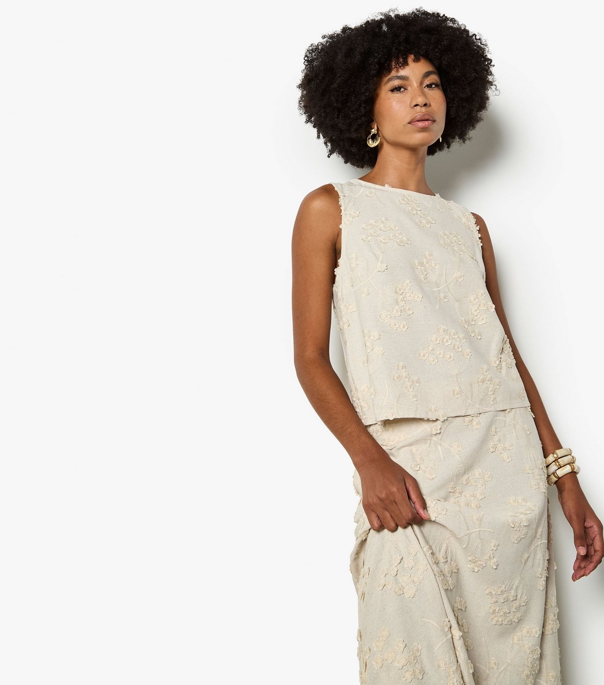 Apricot Women's Stone Dandelion Top Apricot New Look - 2