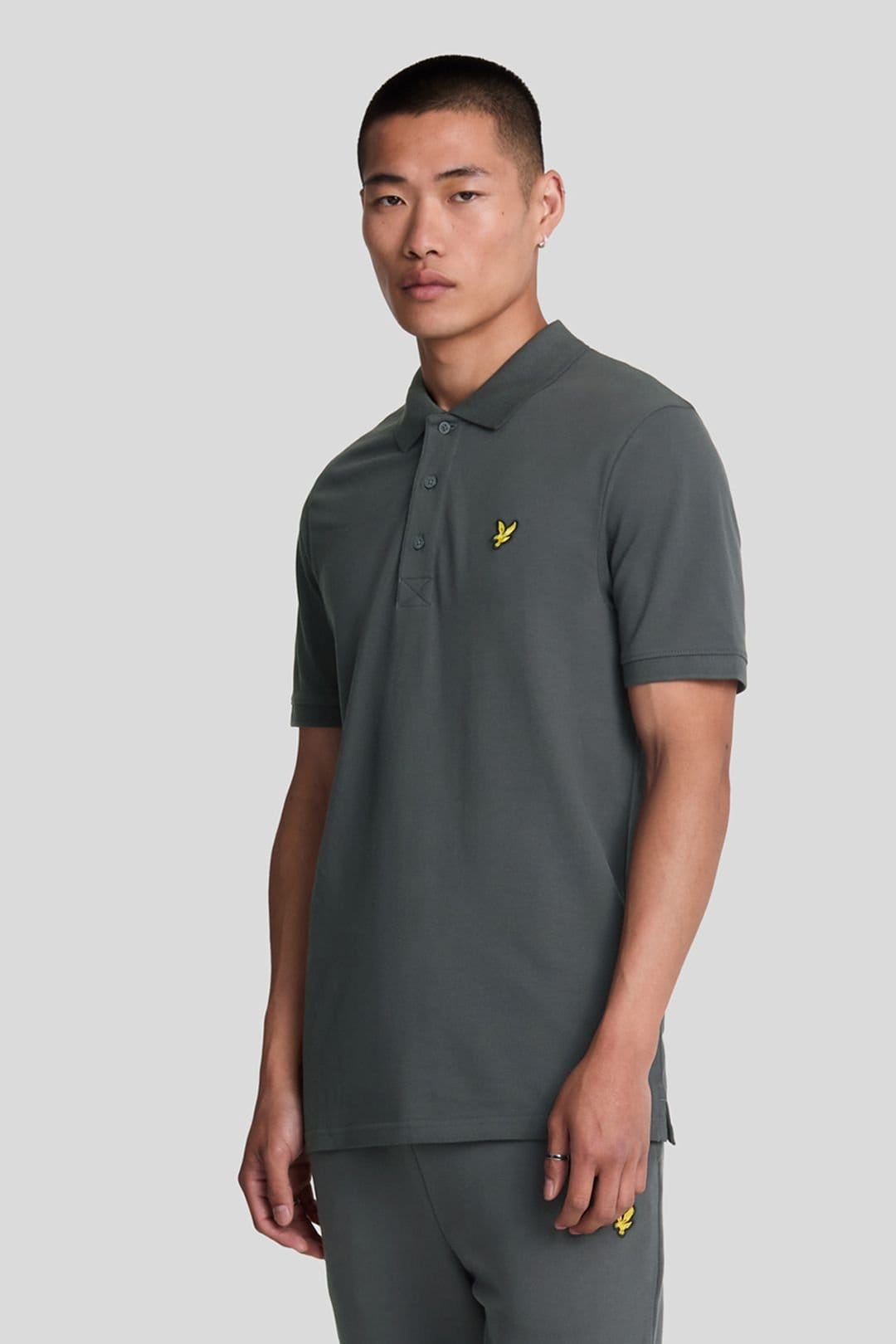 Lyle & Scott Men's Gunmetal Polo Shirt