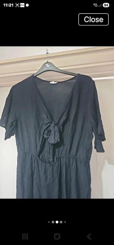 ASOS Black Wide Leg Jumpsuit Playsuit