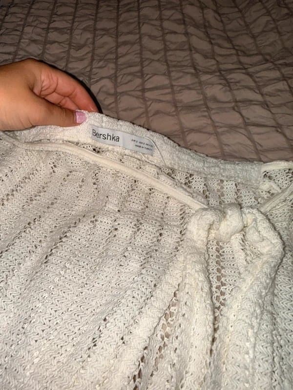 Bershka Bershka maxi crochet skirt