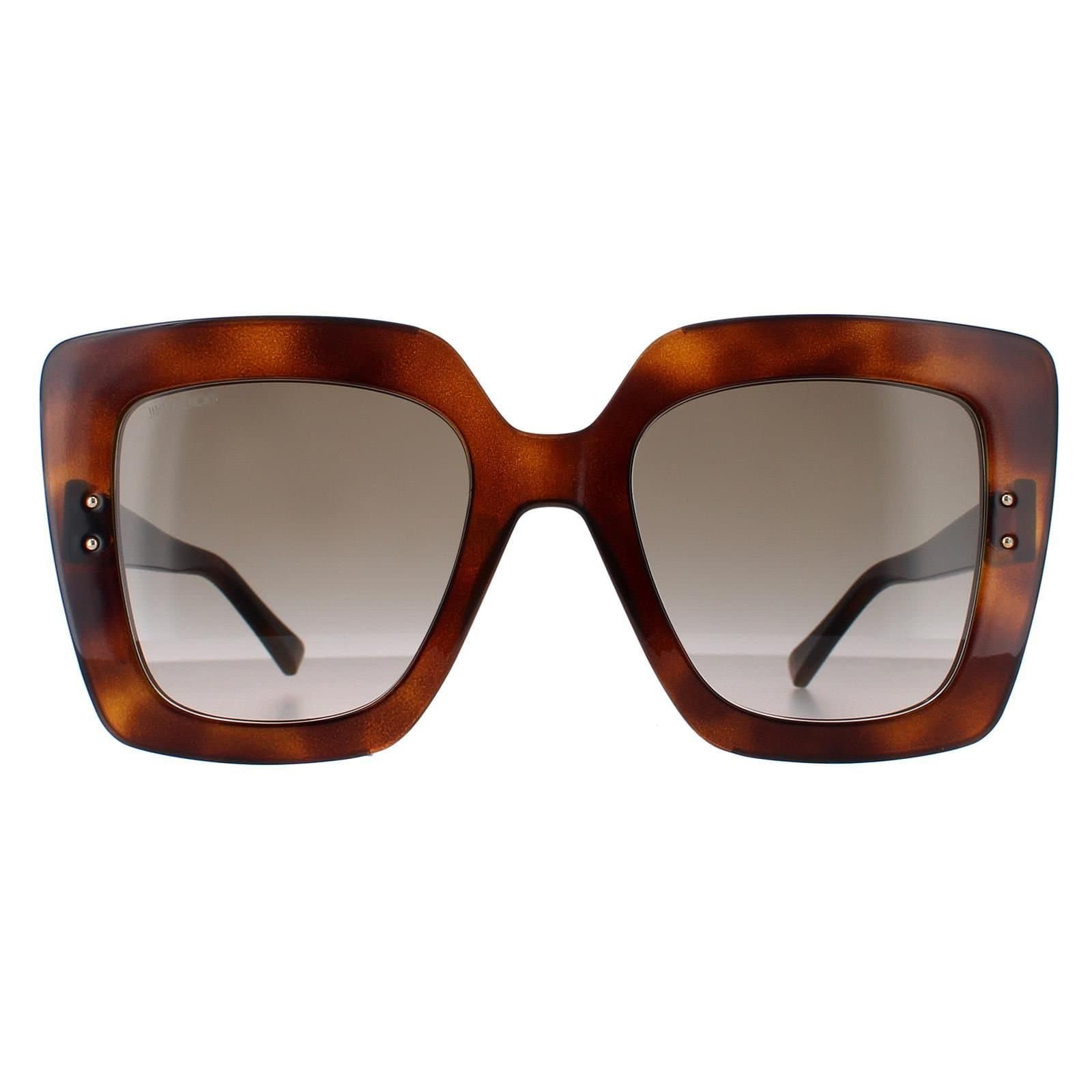 Jimmy Choo Jimmy Choo Women's Square Havana Brown Gradient AURI/G/S