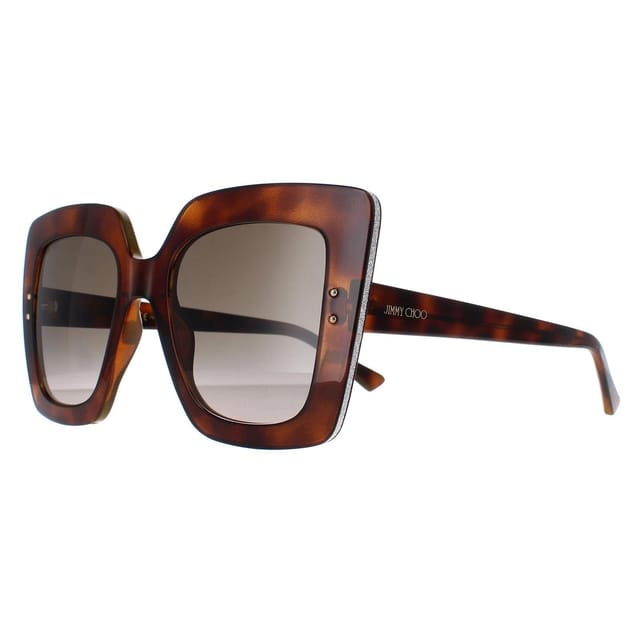 Jimmy Choo Jimmy Choo Women's Square Havana Brown Gradient AURI/G/S - 2