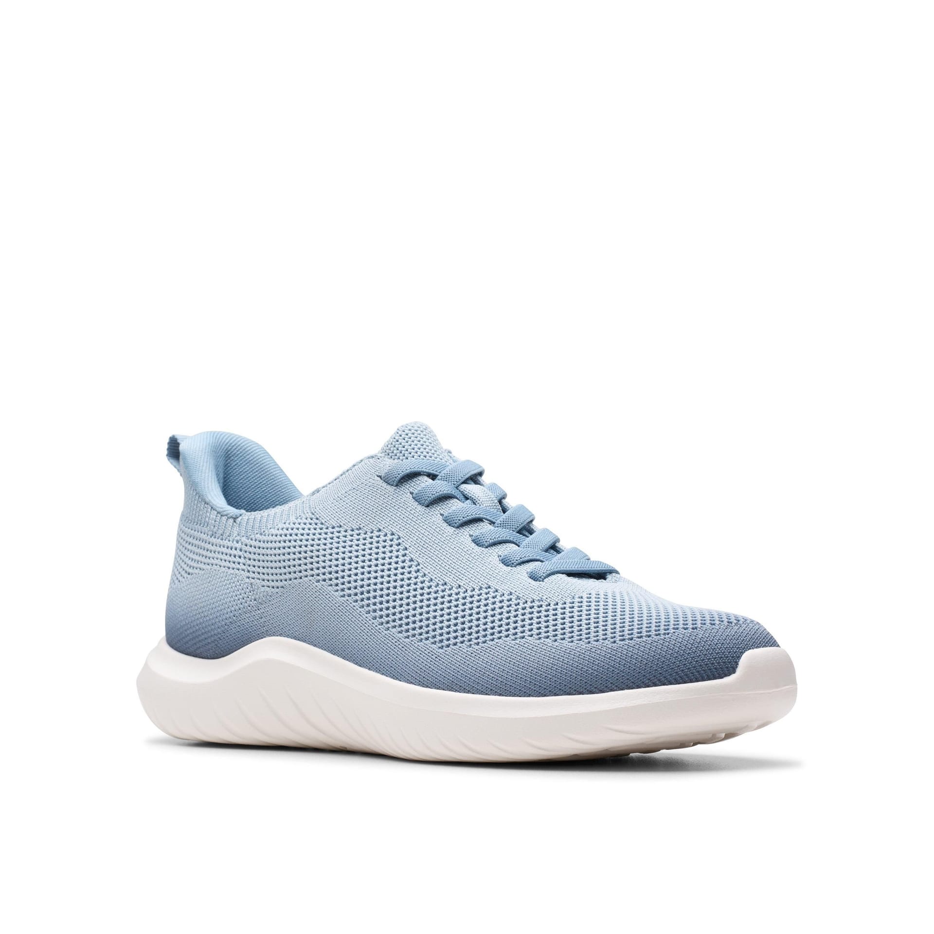 Clarks Clarks Women's Nova Lace Blue Grey Trainers - 4