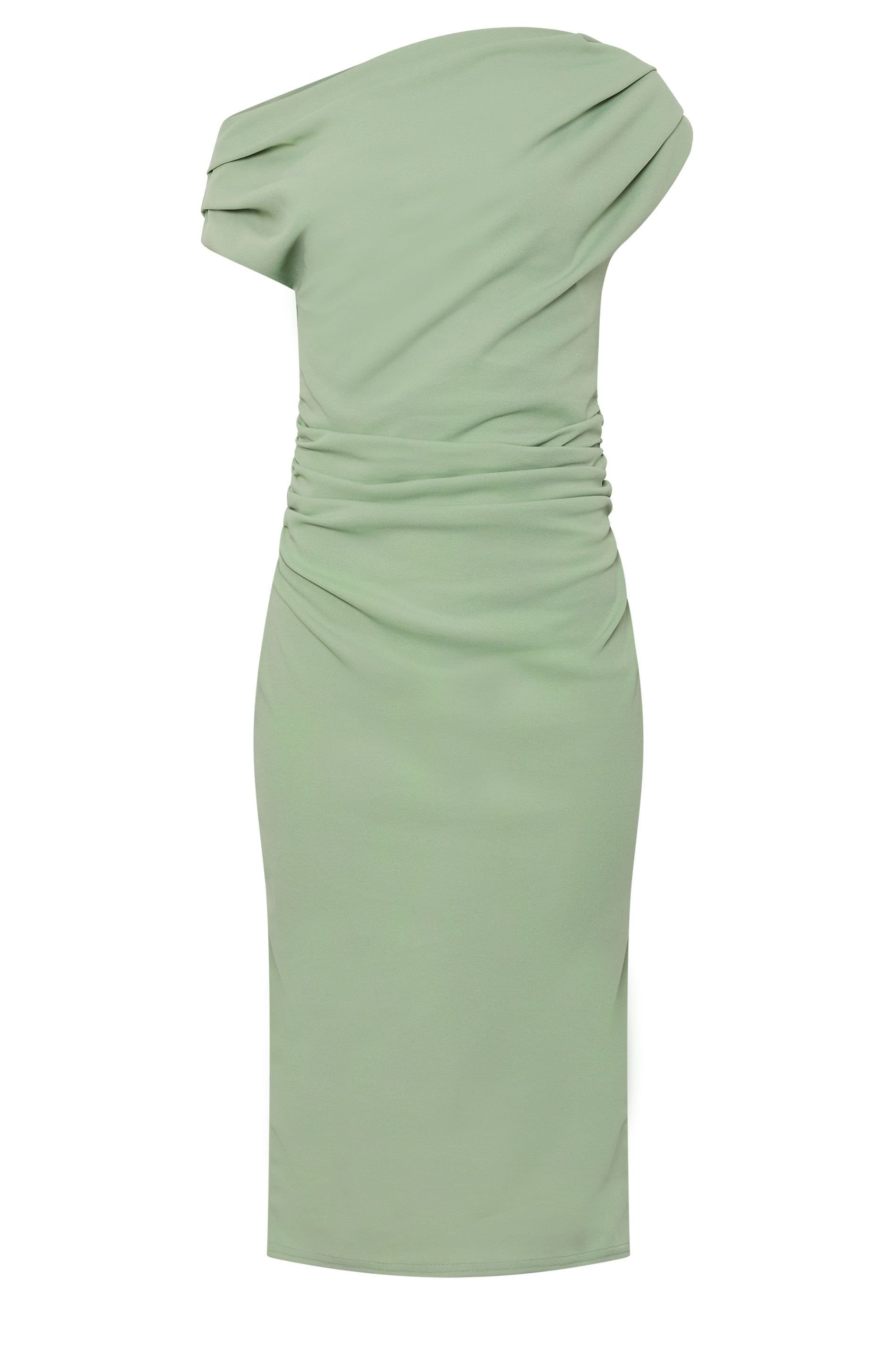 Star By Julien Macdonald Star by Julien Macdonald Women's Draped Midi Dress in Light Green - 2