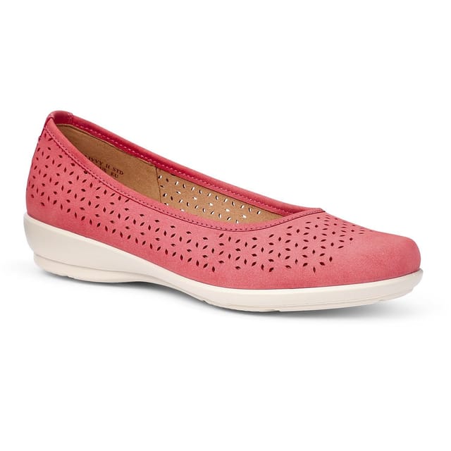 Hotter Hotter Women's 'Livvy II' Ballet Pumps in Rose - 2