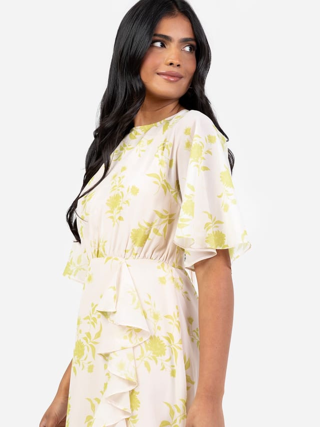 Anaya with Love Anaya with Love Women's Floral Keyhole Back Maxi Dress - 2