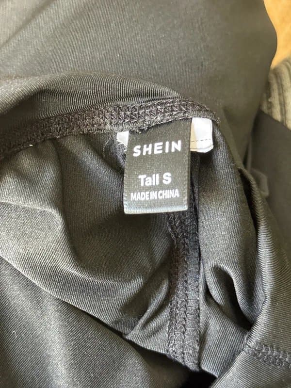 Shein Shein black flared leggings size small tall