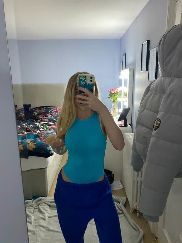 Primark blue bodysuit