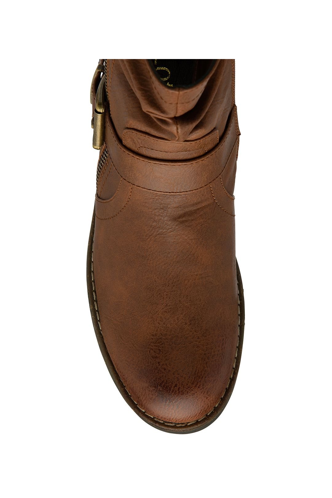 Lotus Lotus Women's Tan 'Jemma' Zip-Up Ankle Boots - 4