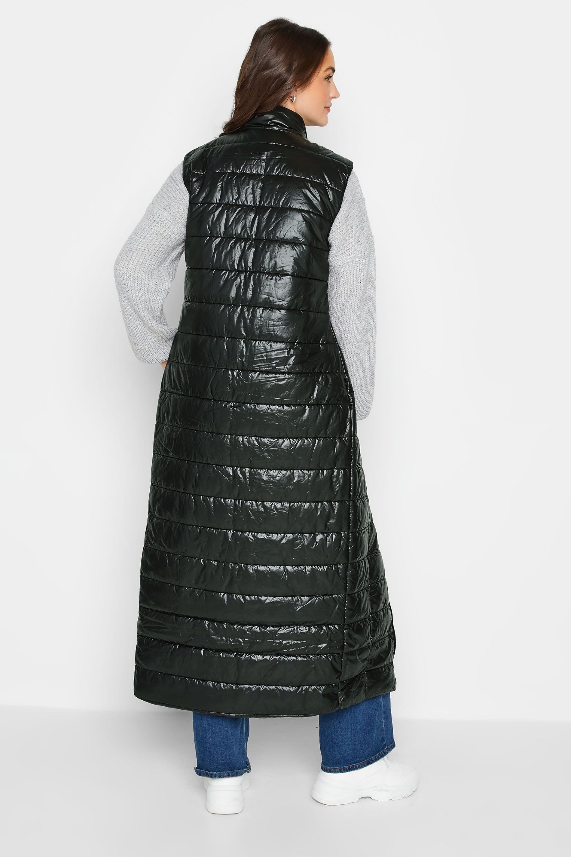 Long Tall Sally Long Tall Sally Women's Tall Maxi Gilet in Black - 4