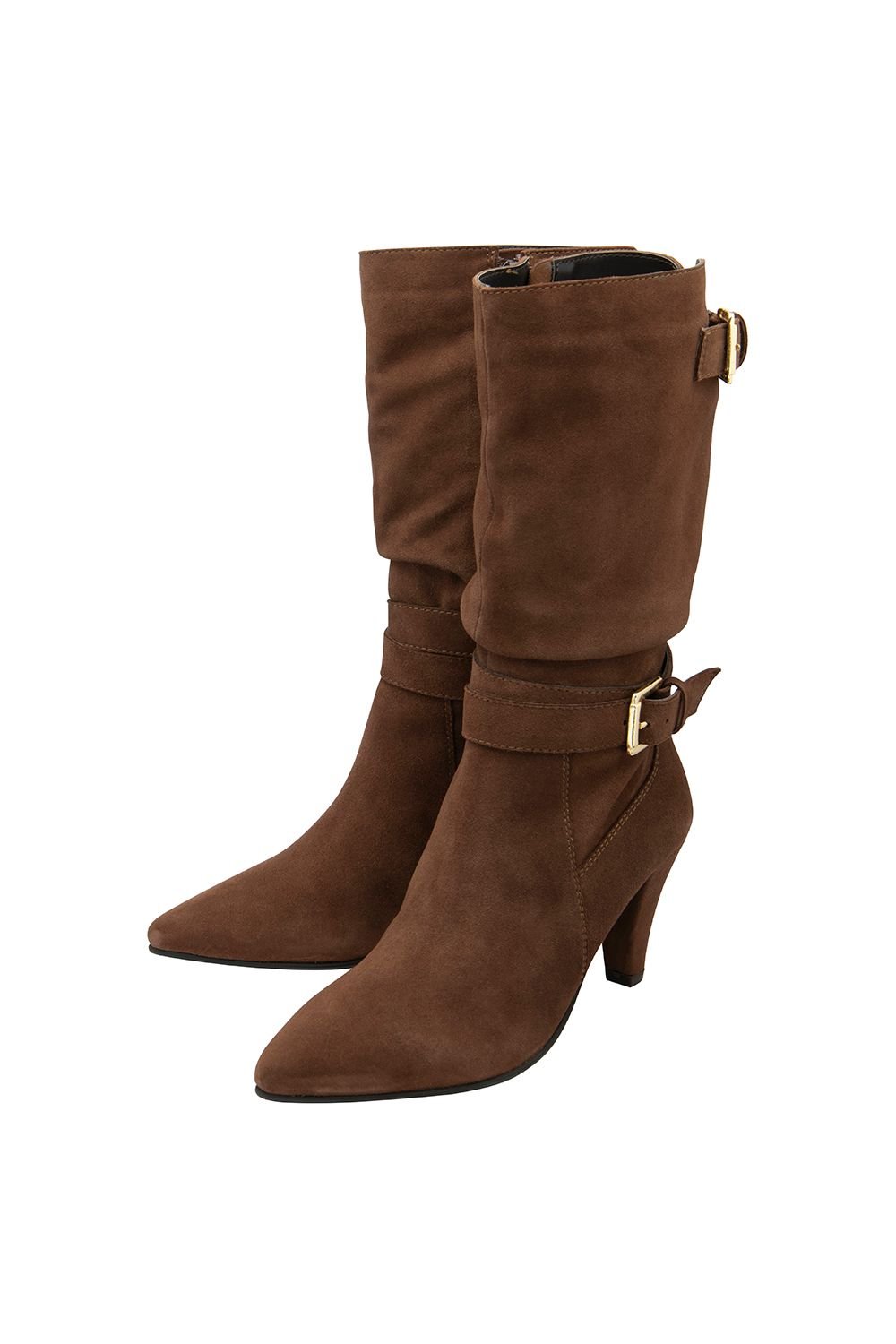 Ravel Ravel Women's 'Guise' Suede Stiletto-Heel Mid-Calf Boots in Brown - 2