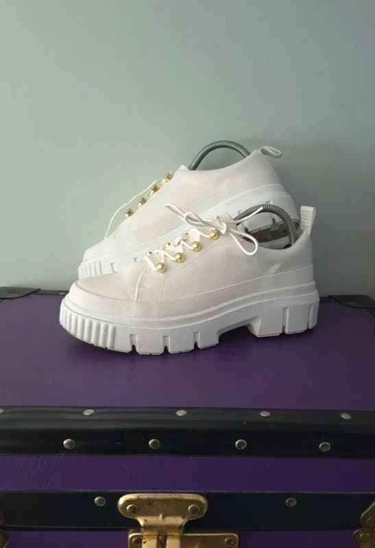 Timberland Timberland Greyfield Fabric Ox chunky sole womens trainers UK size 7