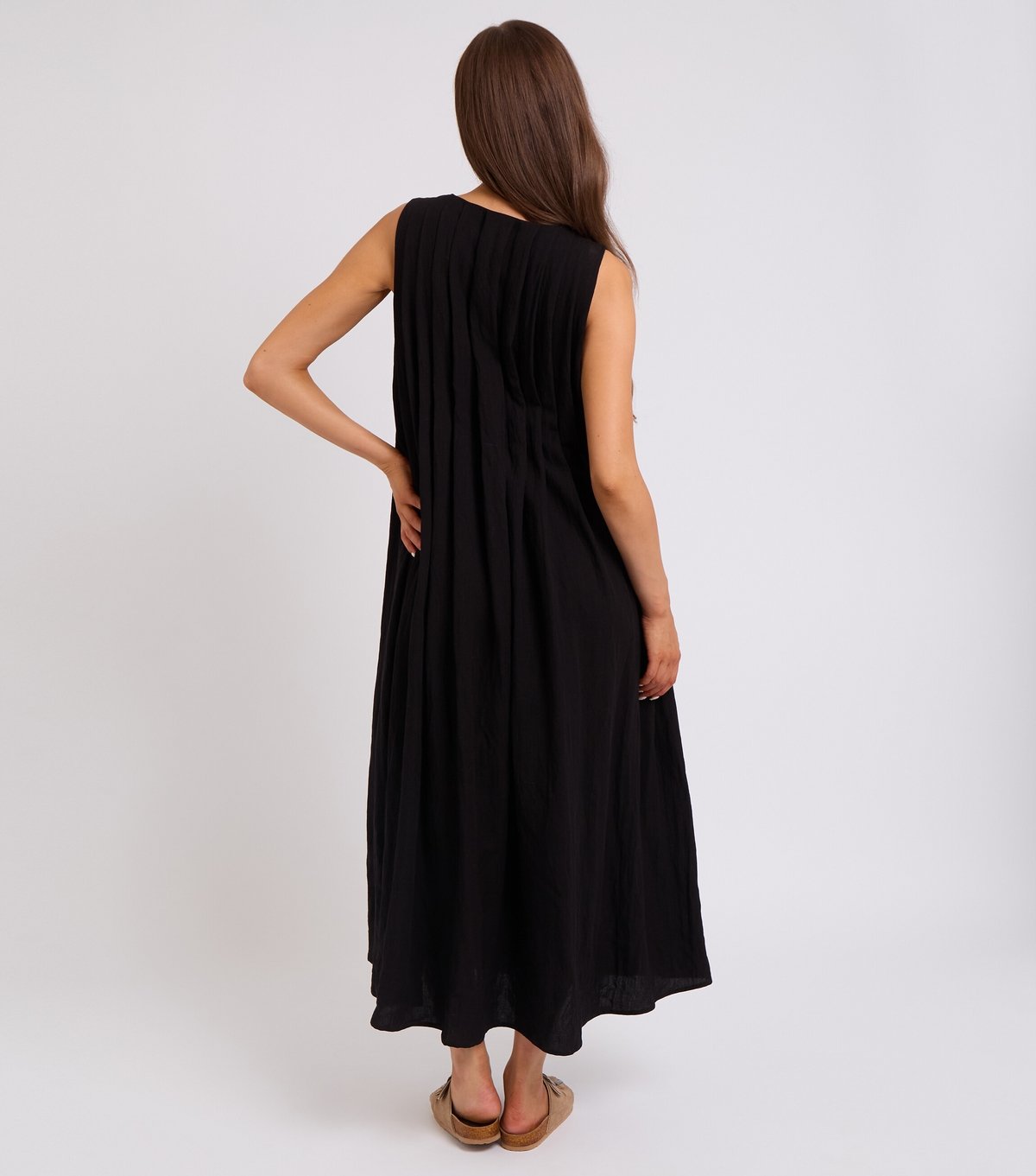 Urban Bliss Women's Black Tie Front Textured Maxi Dress Urban Bliss New Look - 4